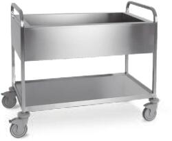Metalcarrelli SRL, Italia Carucior debarasare din inox, Metalcarrelli, pentru tavi 3x GN1/1 (1515S)