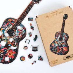 Menő gitár fa puzzle (mp-groovyguitar-a4)