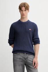Tommy Hilfiger pamut pulóver sötétkék, DM0DM21652 - sötétkék XL