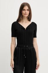 GUESS felső KATHLEEN fekete, sima, 5YGR02 5875Z - fekete L