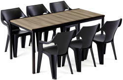 Keter Carter Large 6+1 kerti bútor garnitúra szett kőris-grafit 260574_207063_6