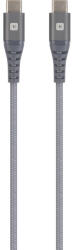 SKROSS Steel Line USB kábel, töltő, szinkron, (USB-C - USB-C) 1, 2m (95898-USBC-TO-USBC-120-STEEL)