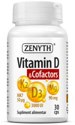 Zenyth Pharmaceuticals Vitamina D Cofactors 30 comprimate