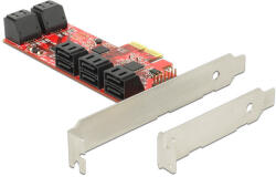 Delock PCI Express Kártya 3 x Külső USB 3.0 + 1 x Külső Gigabit LAN Vékony Kivitel