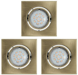 EGLO , 93248 , IGOA , süllyesztett lámpa , 3000 K , GU10 , 3X5W , IP20 (42558-93248)