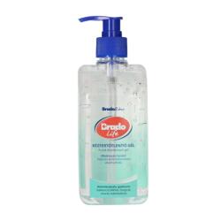 Bradochem Kéz- és bőrfertőtlenítő gél pumpás 500 ml Classic Bradolife - irodamarket