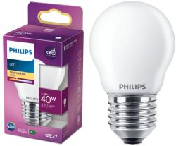 Philips Classic LED izzó, E27, 4, 3 W (40 W), 470 lm, A ++, meleg fehér fény (2700K)