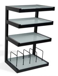 NorStone Esse HiFi Vinyl hifi állvány - frosted