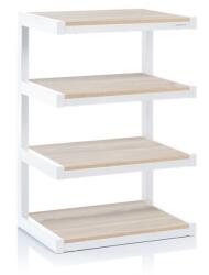 NorStone Esse HiFi hifi állvány - fehér/tölgy