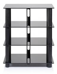 NorStone Epur 4 hifi állvány - fekete