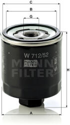 FILTRON Op641 (w712/52) Olajszűrő