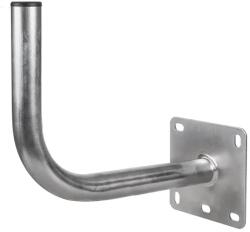 Maclean Erkélyes, homlokzati 40 cm-es műholdas antennatartó, Ø38 mm, horganyzott acél (76932)