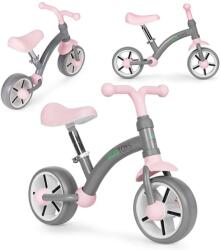 ECOTOYS Futóbicikli 3+ éves gyerekeknek, EVA kerekekkel, állítható ülés, szürke, 30 kg (LC-V1252-GREY-P)