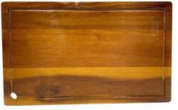 Eisenbach 35x27 cm természetes tömörfa vágódeszka léfelfogó vájattal (GO121)