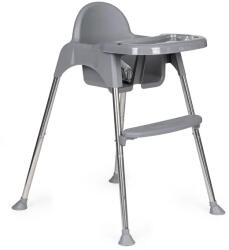 ECOTOYS Gyerek etetőszék 2 az 1-ben, állítható, kivehető tálcával, 3 pontos öv, 15 kg (HC-135 GRAY)