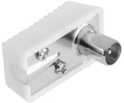 Lechpol Cabeltech 90°-os TV antennadugó (koaxiális, férfi) (73574)