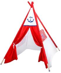 Jokomisiada Gyerek wigwam tipi sátor 145×110 cm, beltéri-kerti játszósátor (15455)