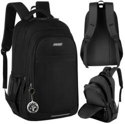 Kruzzel Fekete 45 l-es oxford 600D ergonomikus hátizsák reflektív csíkkal (00024526)