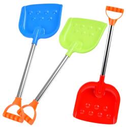 Jokomisiada Gyerek műanyag kerti/homok- és hólapát, fém nyél, 66 cm (17081)