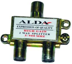 Lechpol F-SAT koaxiális elosztó, 1 bemenet | 2 kimenet, 5-900 MHz (32139)