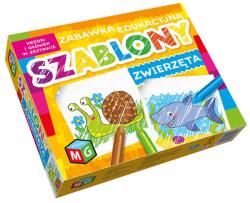 Multigra Állatmintás rajzsablon készlet 16 darab sablonnal és zsírkrétákkal (17963)