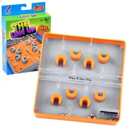 Jokomisiada Hordozható labirintus egyensúlyozó ügyességi játék, 12×12 cm, 8 fémgolyó (17055)