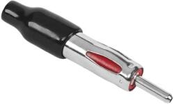 Lechpol Cabletech autós DIN antenna dugó, fém-műanyag, 5 mm (71439)