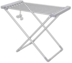 Herzberg Home & Living Elektromos ruhaszárító állvány 120 W, 8 fűtőcső, összecsukható szárny (HG-8070) Ruhaszárító