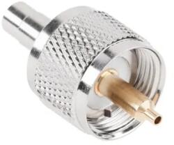 Lechpol UHF CB krimpelhető RG58 koaxiális csatlakozó, dugó (64945)