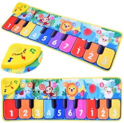 Jokomisiada Interaktív színes zongora zenélő játszószőnyeg, 109×36 cm (19161)