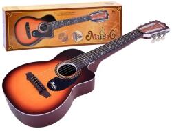 Jokomisiada Műanyag 6 húros gyerekgitár játékszer, 68 cm, IN0101 (13702)