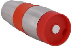 Cenocco Duplafalú rozsdamentes acél termoszbögre, 380 ml, piros, szivárgásmentes (CC-6000-RED)