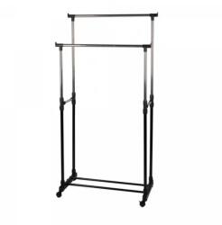 Alpina teleszkópos, állítható gurulós ruhaszárító állvány, acél (ED-26581)