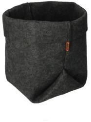 Bertoni Grafitszürke filc virágtartó xl - 25 cm (80275)