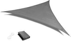 ModernHOME Vízhatlan háromszög napvitorla 5x5x5 m, szürke poliészter 180 g/m2 (19192G GRAY)