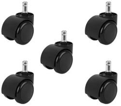 Malatec Irodai szék görgők puha PU felülettel, 50 mm, 11 mm csap, 5 db (00009086)