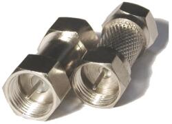 Lechpol F-SAT koaxiális összekötő adapter F dugó-F dugó, 75 Ohm (2062)