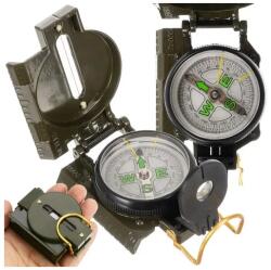 Trizand KM5717 katonai iránytű, fémház, 360° fokbeosztás, 2° pontosság (00005717)