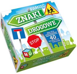 Multigra KRESZ memóriakártya játék 40 db útjelző tábla, 7+ év, 2-4 játékos (21830)