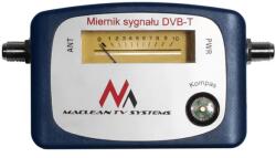 Maclean DVB-T antennajel mérő Maclean MCTV-627, kompasszal, 25 cm F-F kábel, tok (28586)