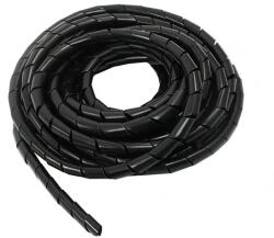 Maclean Fekete spirál kábelrendező 3 m (8, 7-10 mm átmérő) (43133)
