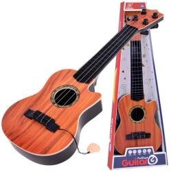 Jokomisiada Gyerek 4-húros műanyag gitár, 43 cm, pengetővel (17439)