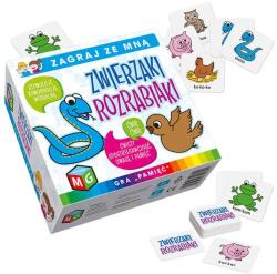 Multigra Állatos memória kártyajáték gyerekeknek, 40 lap, 2-6 játékos, 3+ (18814)