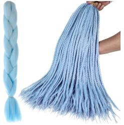 Soulima Kék szintetikus hajfonat, 60 cm, hőálló műszálas póthaj (00010349)