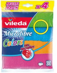 Vileda Colors mikroszálas törlőkendő szett, 4 db, többszínű (57692)