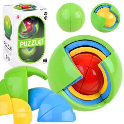 Jokomisiada 3D színes kirakó labda, 21 részes logikai játék, 8 cm átmérő (8677)
