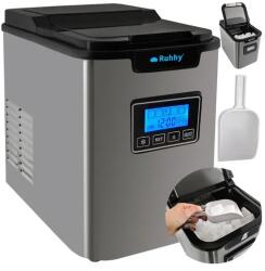 Ruhhy Pult feletti jégkészítő gép, 12 kg/nap, 3 méretű kocka, öntisztító LCD (00005536)