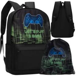 Kruzzel Iskolai gamer hátizsák 22 l, Oxford 600D, cipőzsákkal (00024532)