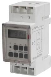 Maclean Digitális DIN sínre szerelhető időkapcsoló, 10 program, 16A 3600W (28354)