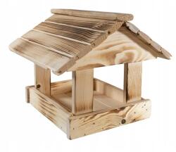 WOODOK Függeszthető égetett lucfenyő madáretető, 30×28×25 cm (84914)